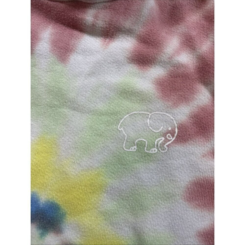Ivory Ella y2k Tie Dye Hoodie Women's Small Pullover Sweatshirt Pastel Colors - Picture 2 of 6